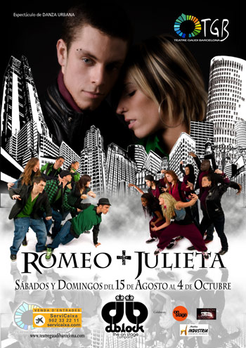 Cartel Romeo y Julieta Teatro Gaudí