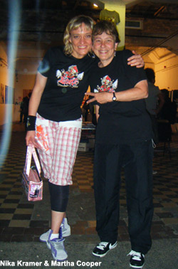 Nika Kramer y Martha Cooper